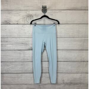 All In Motion Women's Light Blue Ribbed Soft Leggings Size Medium